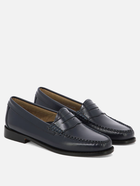 Loafers 100% leather - 80% leather 20% rubber Blue - G.H. Bass & Co. Women | PDP | VIETTI Online Store | 2