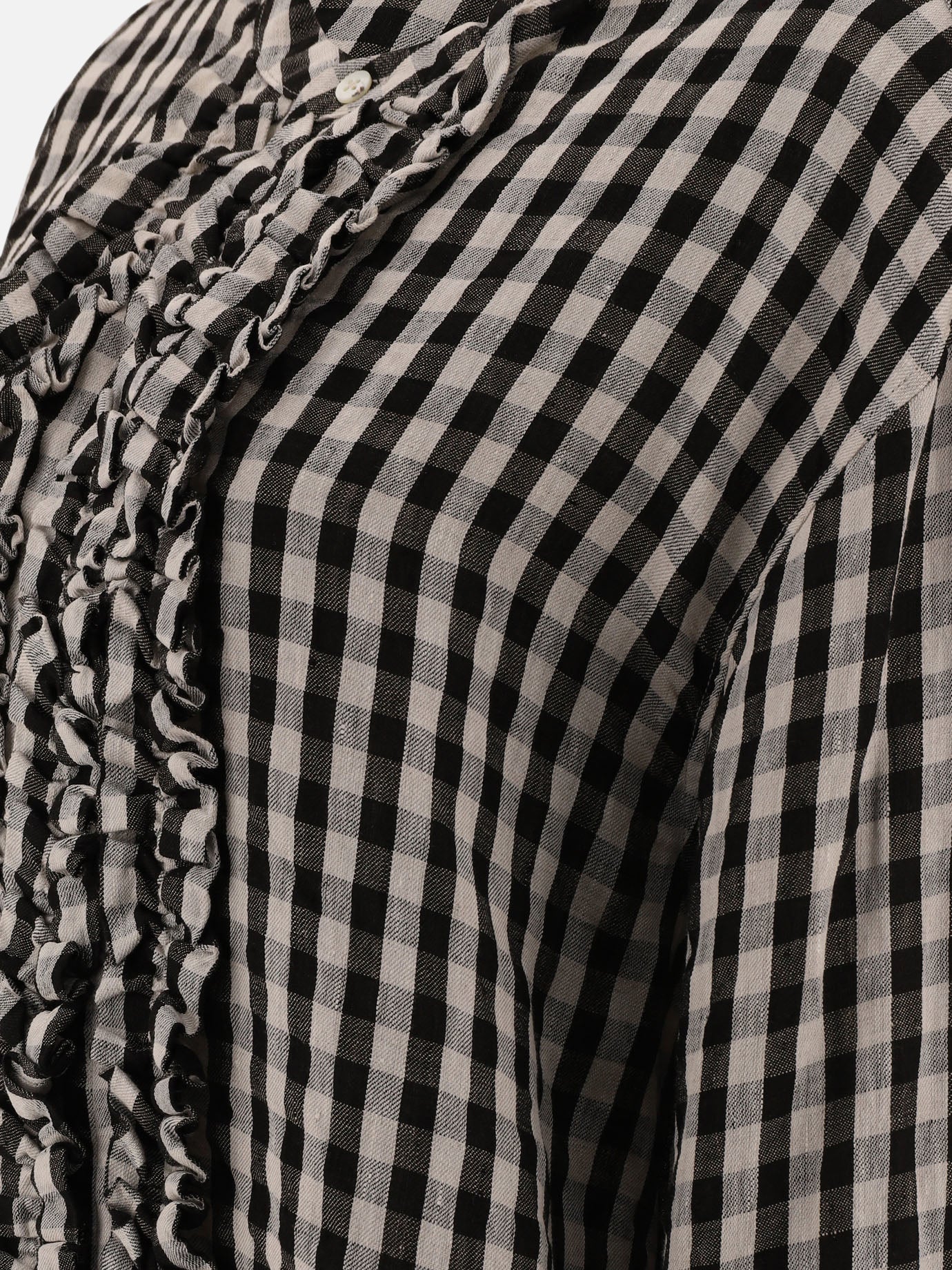 Camicie casual Gingham Nero - KAPITAL Donna | PDP | VIETTI Online Store | Zoom-Modal_4