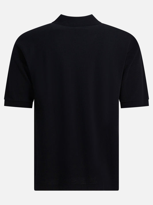 Polo con bottoni Solid colour Blu - Auralee Uomo | PLP | VIETTI Online Store | 2