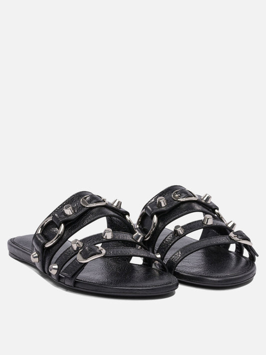 Sandali bassi 100% lamb leather - 100% leather Nero - Balenciaga Donna | PLP | VIETTI Online Store | 2