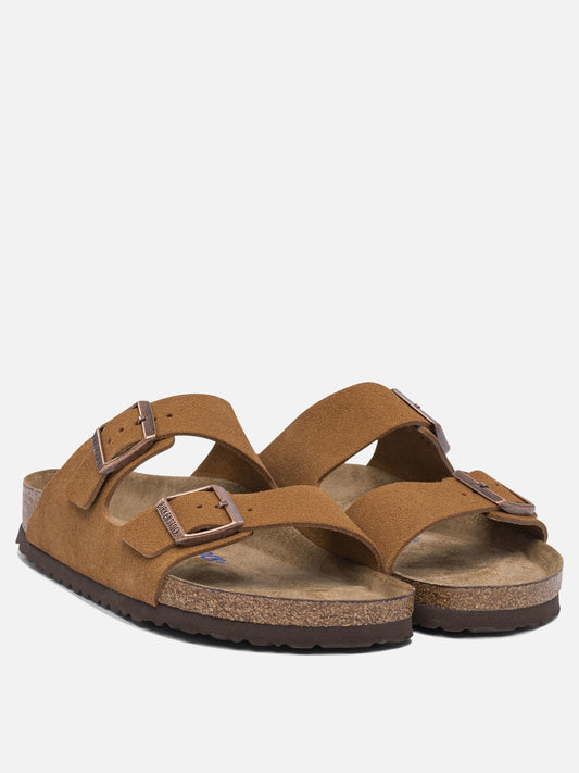 Slides 100% suede - 100% rubber Marrone - Birkenstock Uomo | PLP | VIETTI Online Store | 2