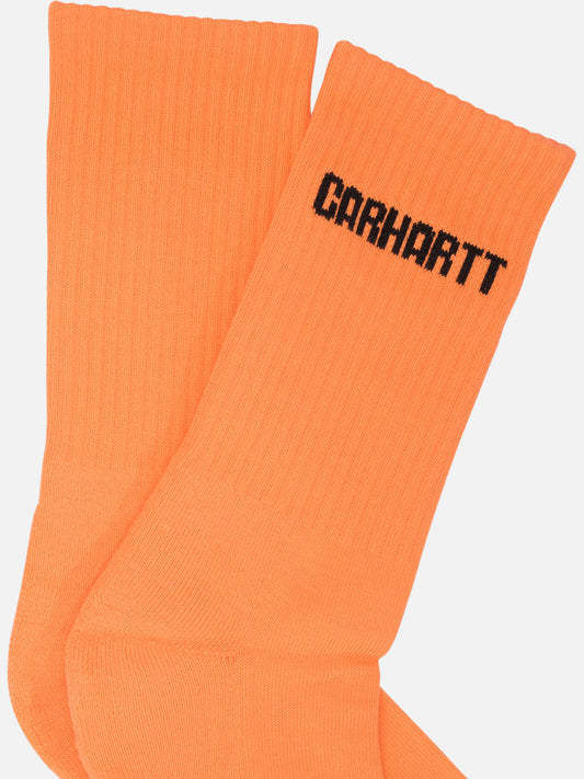 Sport socks Logo Orange - Carhartt WIP Men | PLP | VIETTI Online Store | 2