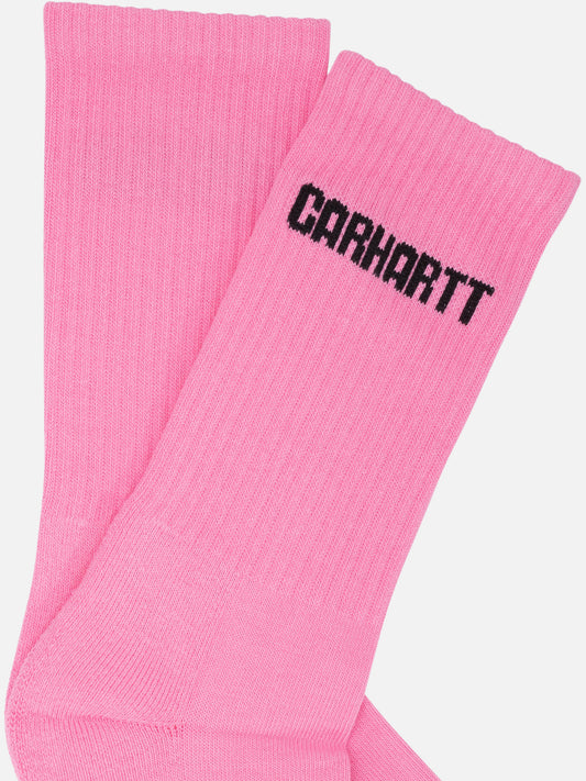 Sport socks Logo Pink - Carhartt WIP Men | PLP | VIETTI Online Store | 2
