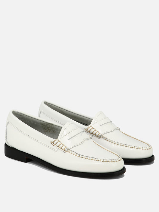 Loafers 100% leather - 80% leather 20% rubber White - G.H. Bass & Co. Women | PDP | VIETTI Online Store | 2