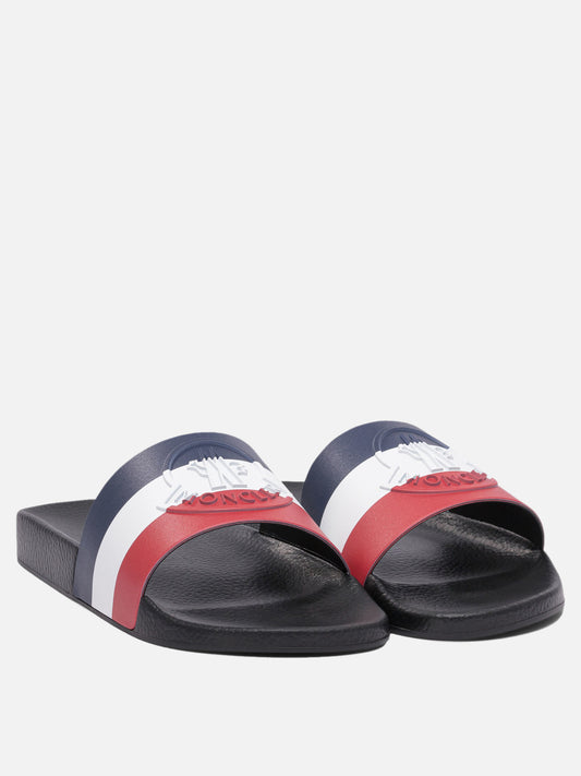 Slides 100% elastodiene - 100%elastodiene Blu - Moncler Uomo | PLP | VIETTI Online Store | 2