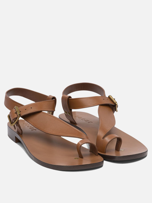 Sandali bassi 100% bovine leather - 100% leather Marrone - Soeur Donna | PLP | VIETTI Online Store | 2