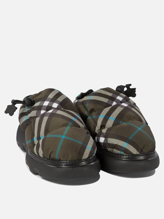 Slippers 67% polyamide 33% polyester - 100% rubber Green - Burberry Men | PLP | VIETTI Online Store | 2