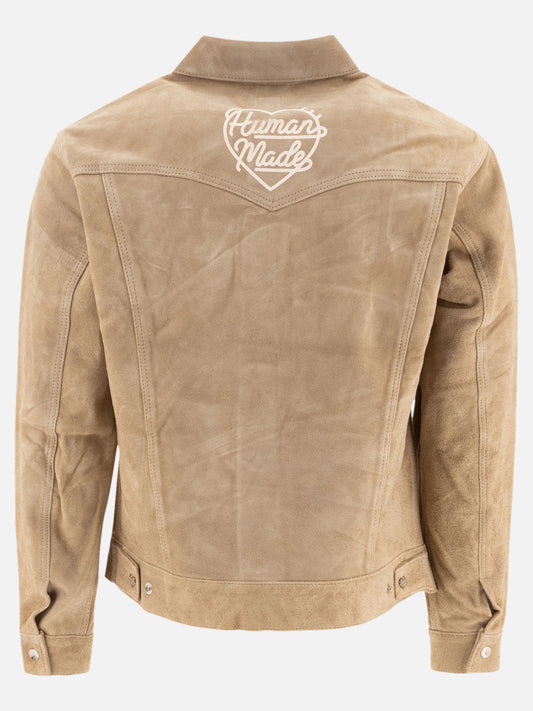 Giacche in pelle Logo Beige - Human Made Uomo | PLP | VIETTI Online Store | 2