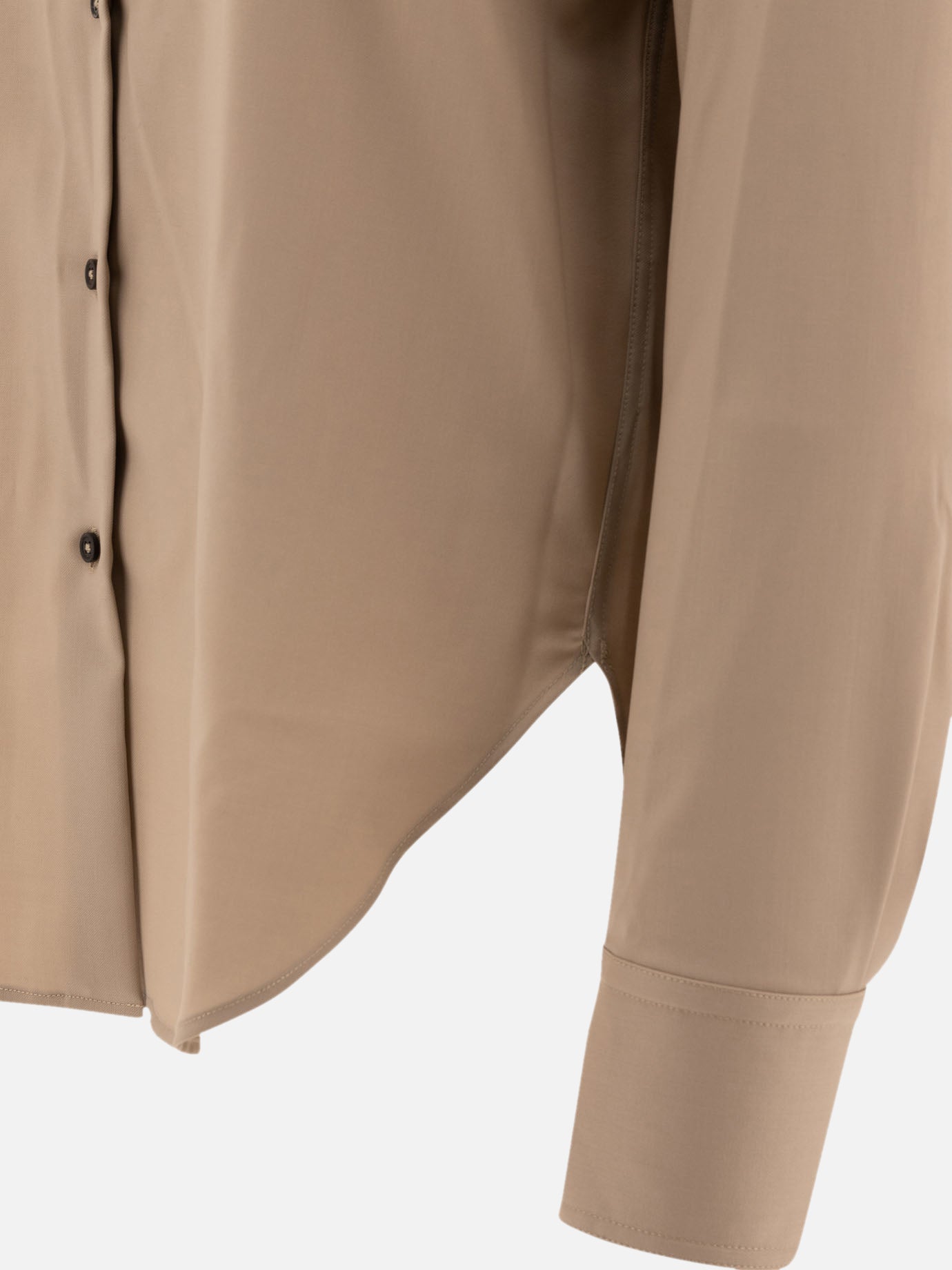 Camicie casual Solid colour Beige - Loulou Studio Donna | PDP | VIETTI Online Store | Zoom-Modal_4