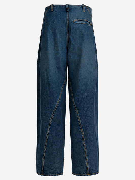 Jeans a gamba larga Solid colour Blu - Alaïa Donna | PLP | VIETTI Online Store | 2
