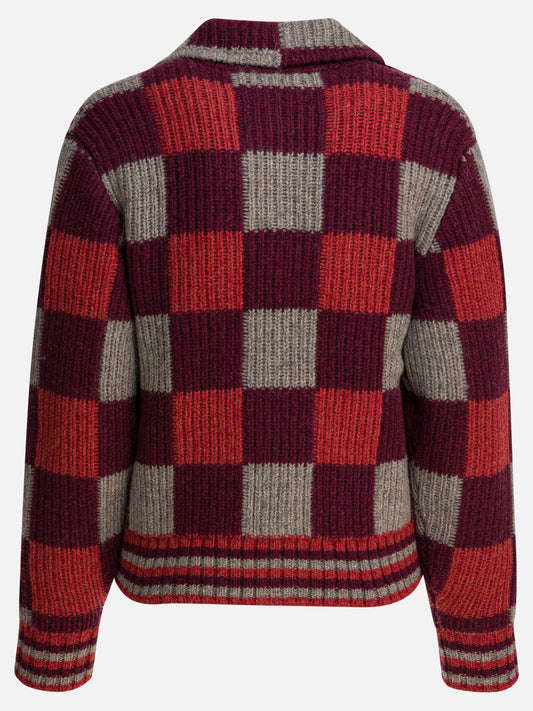 Cardigan Check Bordeaux - Filson Donna | PLP | VIETTI Online Store | 2
