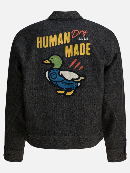 Giacche overshirt Logo Grigio - Human Made Uomo | PLP | VIETTI Online Store | 2