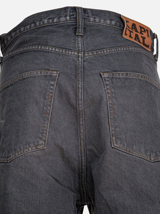 Short cinque tasche Solid colour Grigio - KAPITAL Uomo | PLP | VIETTI Online Store | 2