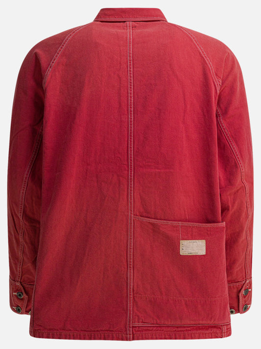 Overshirt jackets Solid colour Red - KAPITAL Men | PLP | VIETTI Online Store | 2