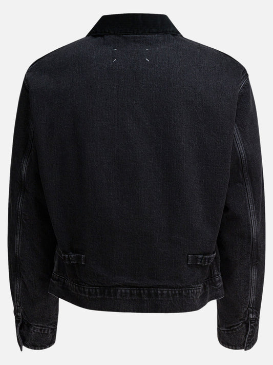 Denim jackets Solid colour Black - Maison Margiela Men | PLP | VIETTI Online Store | 2