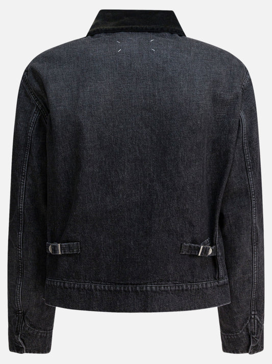 Denim jackets Solid colour Black - Maison Margiela Men | PLP | VIETTI Online Store | 2
