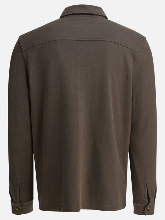 Overshirt jackets Solid colour Brown - Vince Men | PLP | VIETTI Online Store | 2