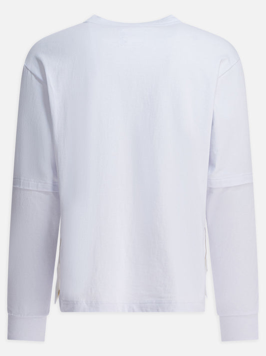 T-shirt girocollo Logo Bianco - Sacai Uomo | PDP | VIETTI Online Store | 2