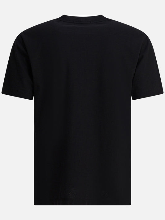 T-shirt girocollo Solid colour Nero - Stone Island Uomo | PLP | VIETTI Online Store | 2