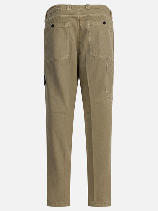 Pantaloni casual Solid colour Beige - Stone Island Uomo | PDP | VIETTI Online Store | 2