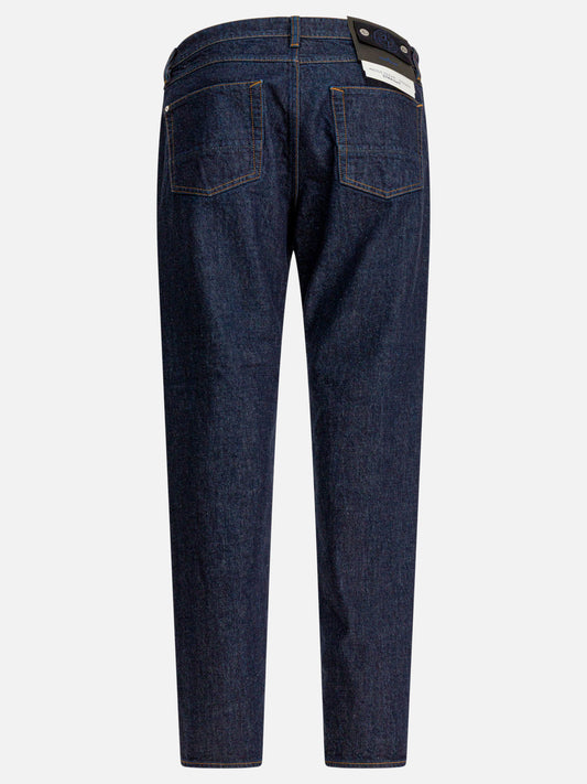 Jeans a gamba dritta Solid colour Blu - Stone Island Uomo | PDP | VIETTI Online Store | 2