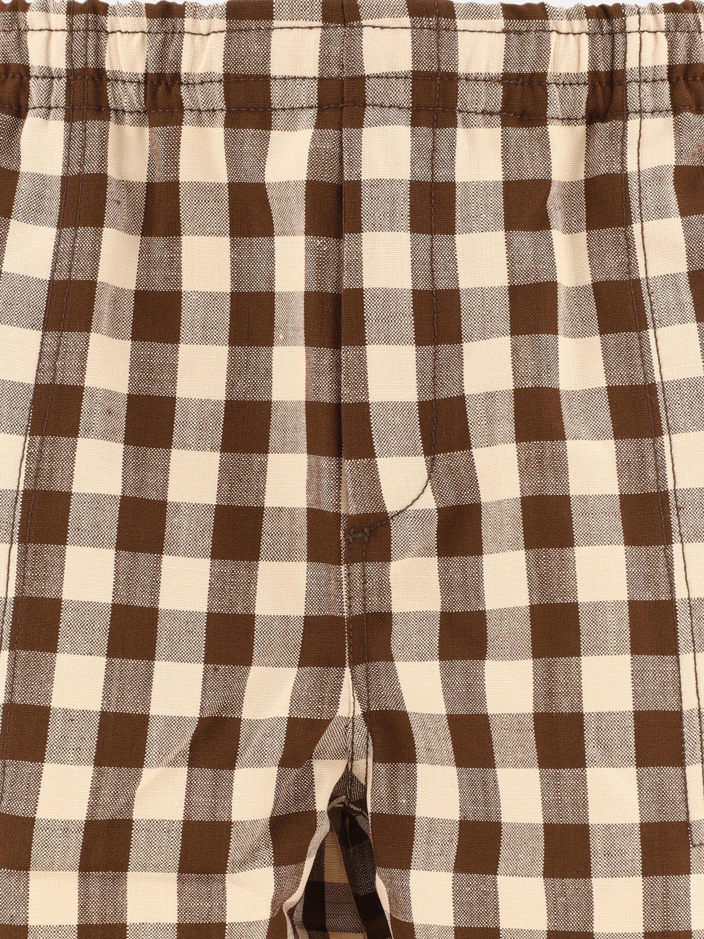 Bode "Gilbert Check" shorts Brown