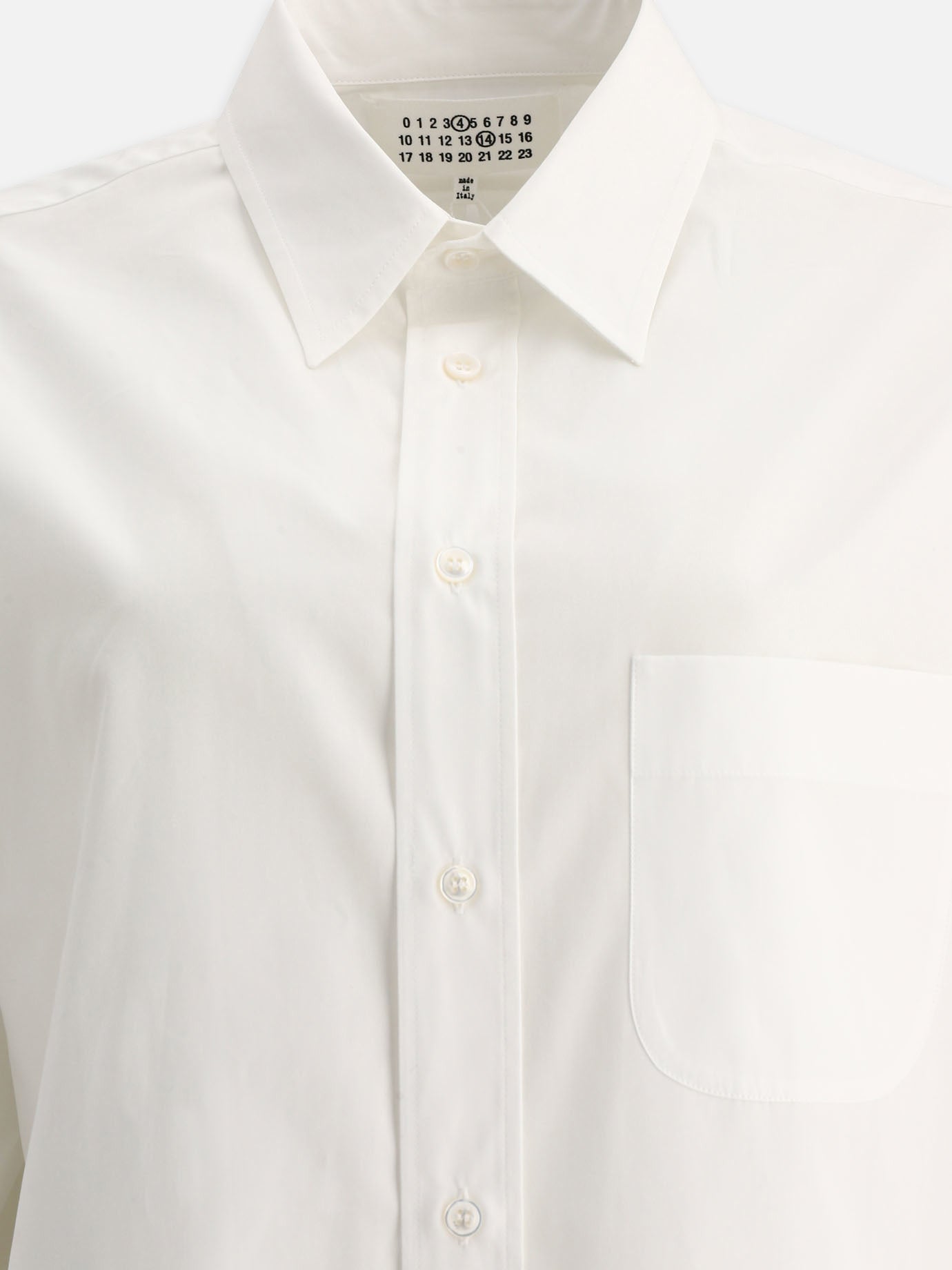 "Four Stitches" poplin shirt