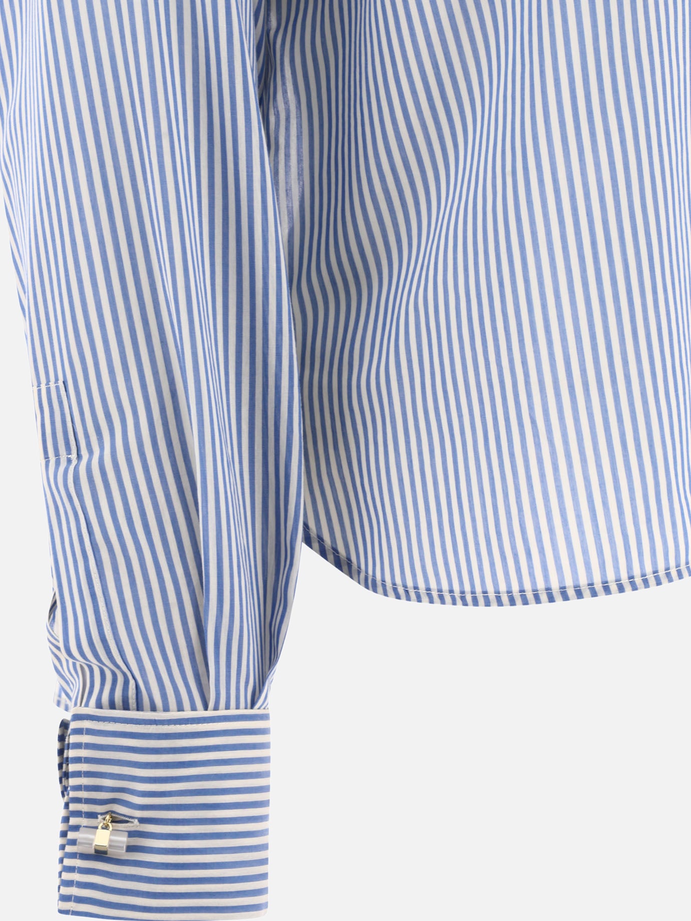 "Vertigo" masculine-style organza shirt