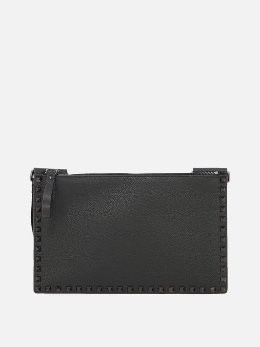 "Rockstud Flat" crossbody bag