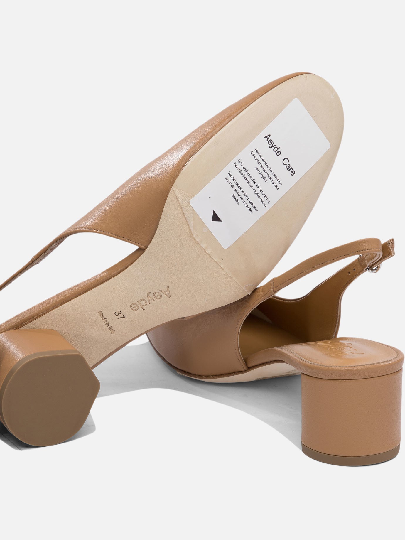 Slingbacks 100% nappa leather - 100% cow leather  Beige - Aeyde Women | PDP | VIETTI Online Store | Zoom-Modal_5
