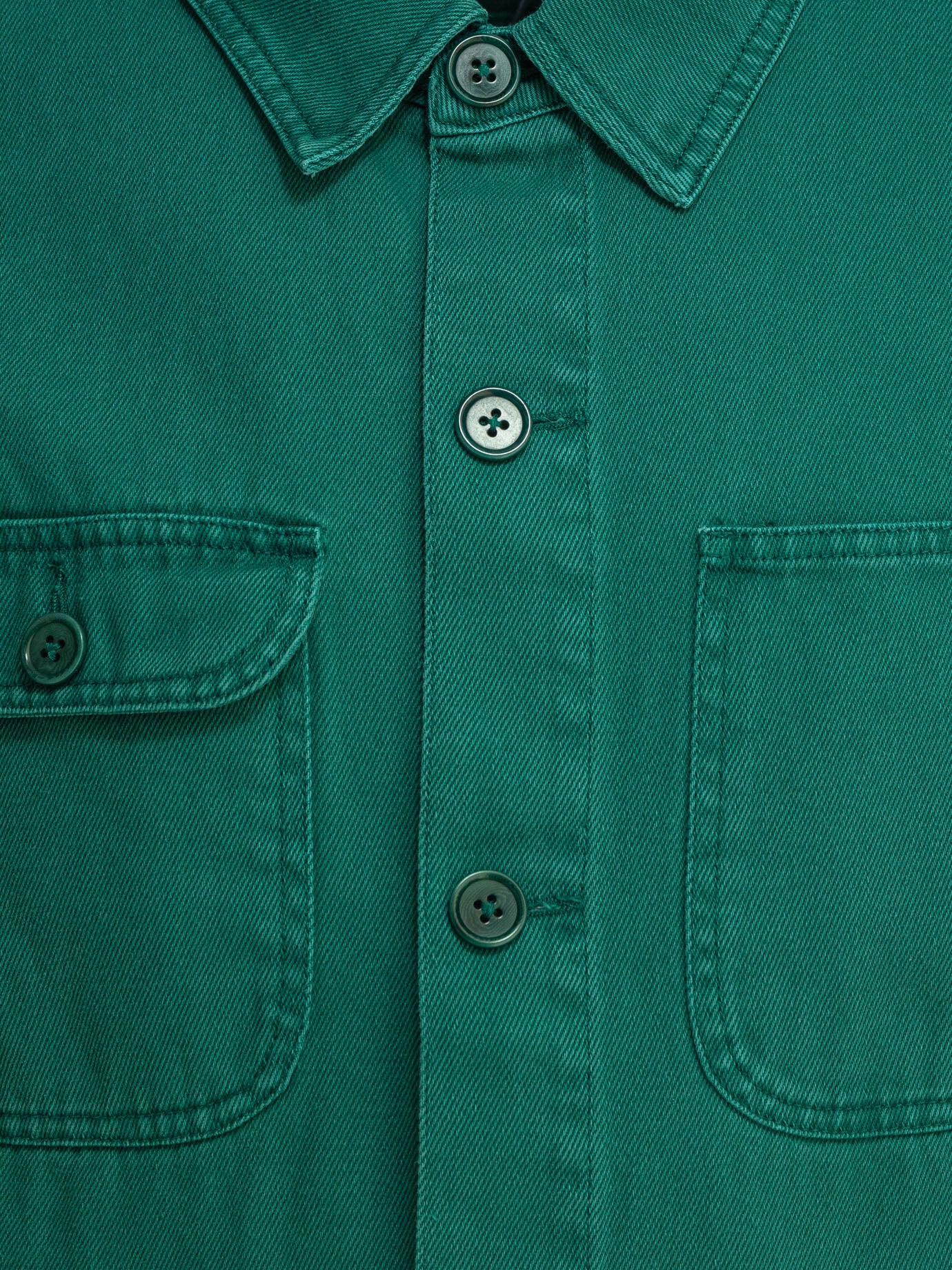 Overshirt jackets Solid colour  Green - Alex Mill Men | PDP | VIETTI Online Store | Zoom-Modal_3
