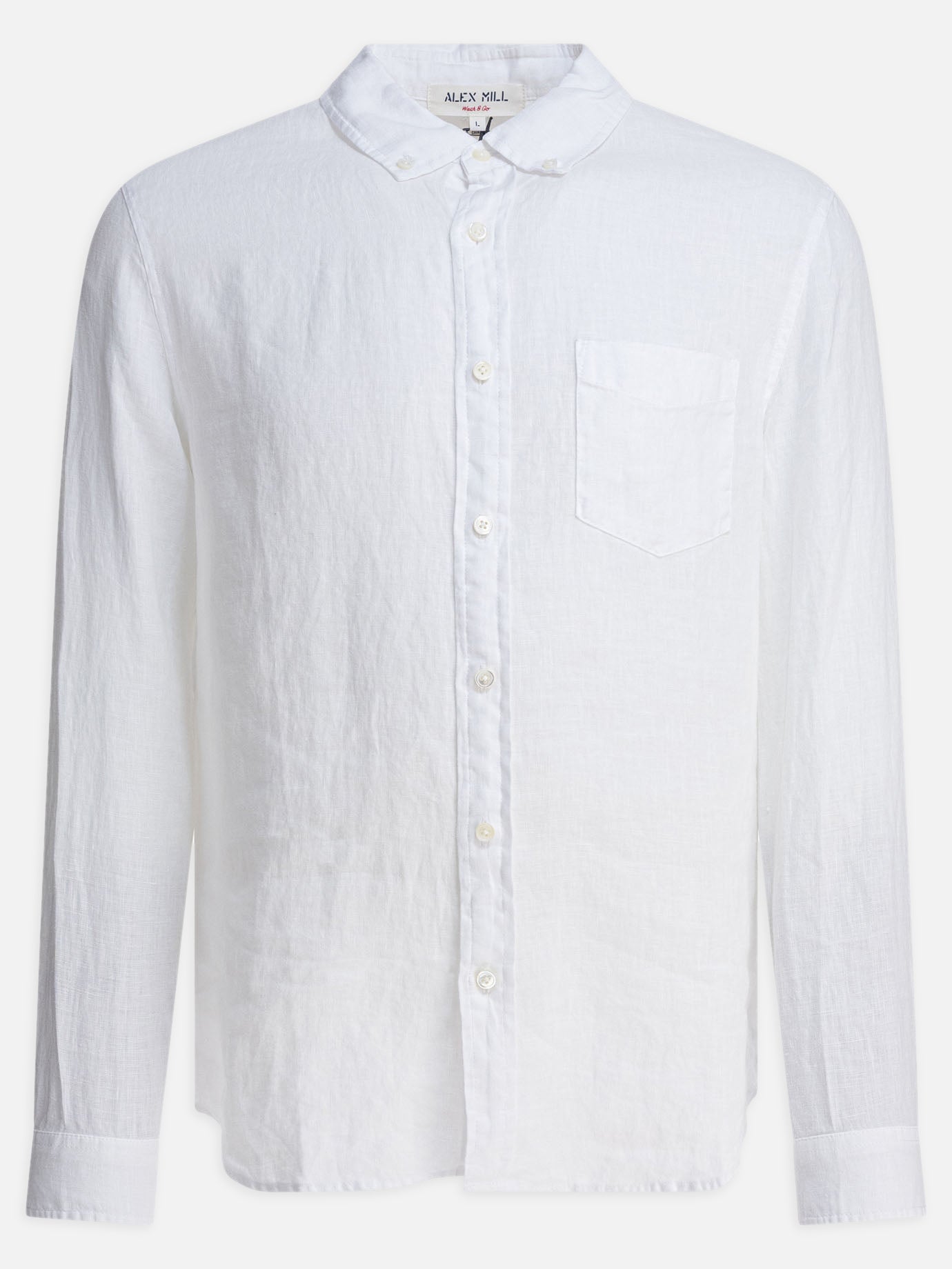 Casual shirts Solid colour  White - Alex Mill Men | PDP | VIETTI Online Store | Zoom-Modal
