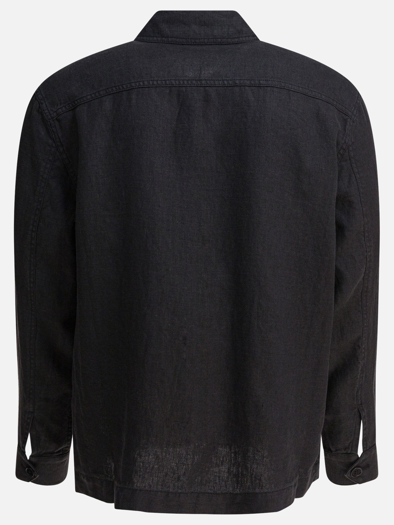 Giacche overshirt Solid colour  Nero - Alex Mill Uomo | PDP | VIETTI Online Store | Zoom-Modal_2
