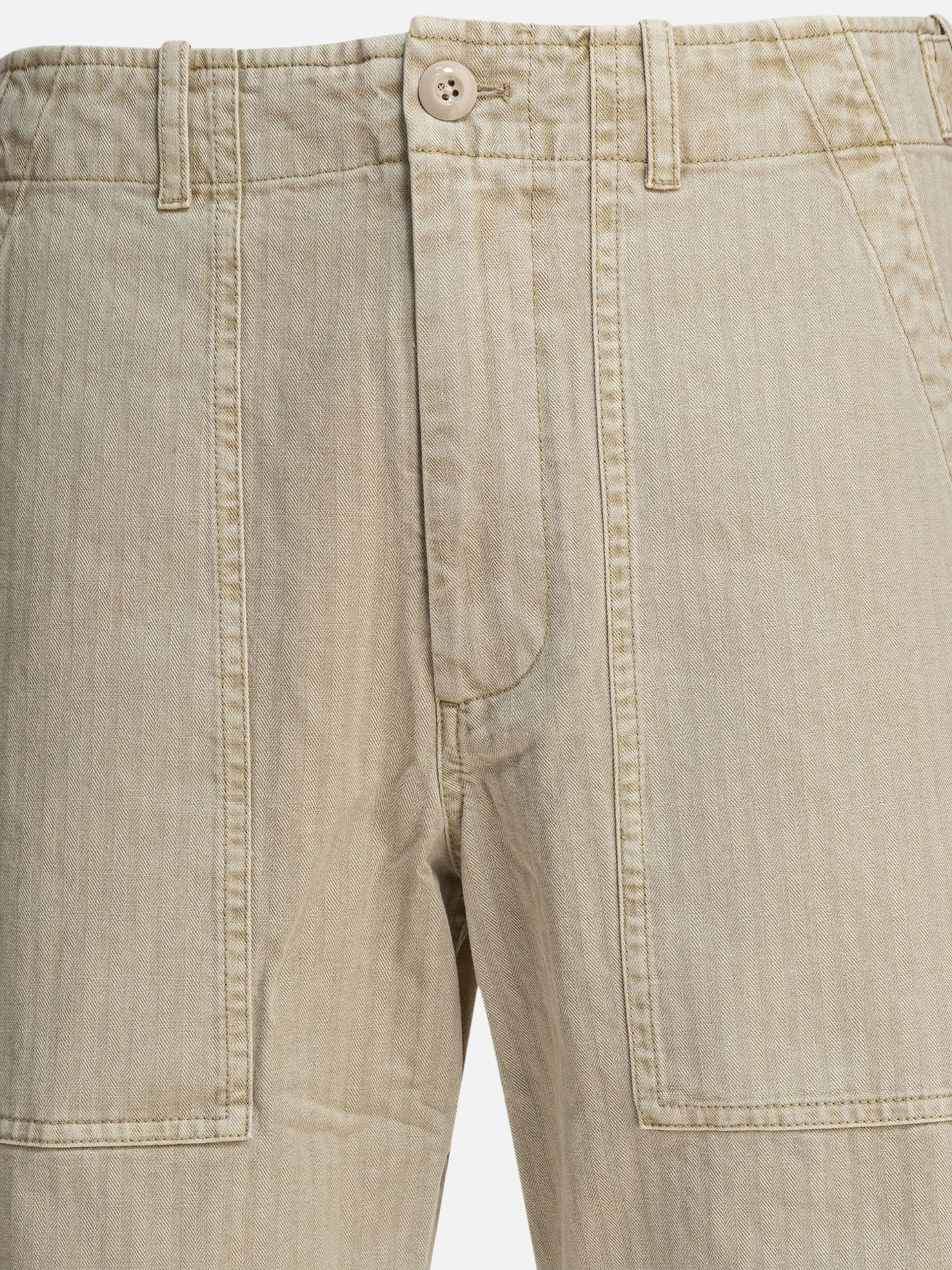 Pantaloni casual Solid colour  Beige - Alex Mill Uomo | PDP | VIETTI Online Store | thumbnail_3
