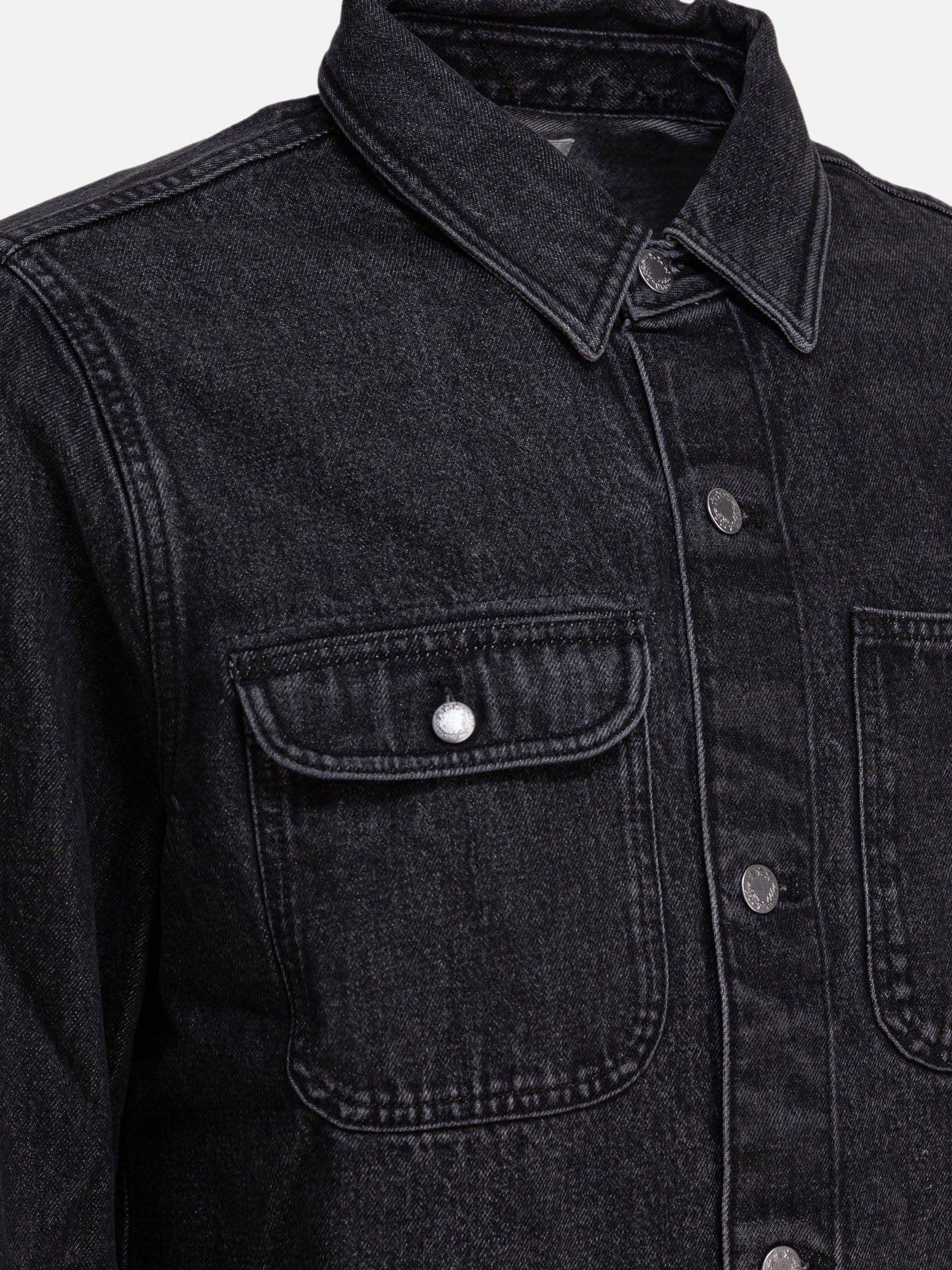 Denim jackets Solid colour  Black - Alex Mill Men | PDP | VIETTI Online Store | Zoom-Modal_4
