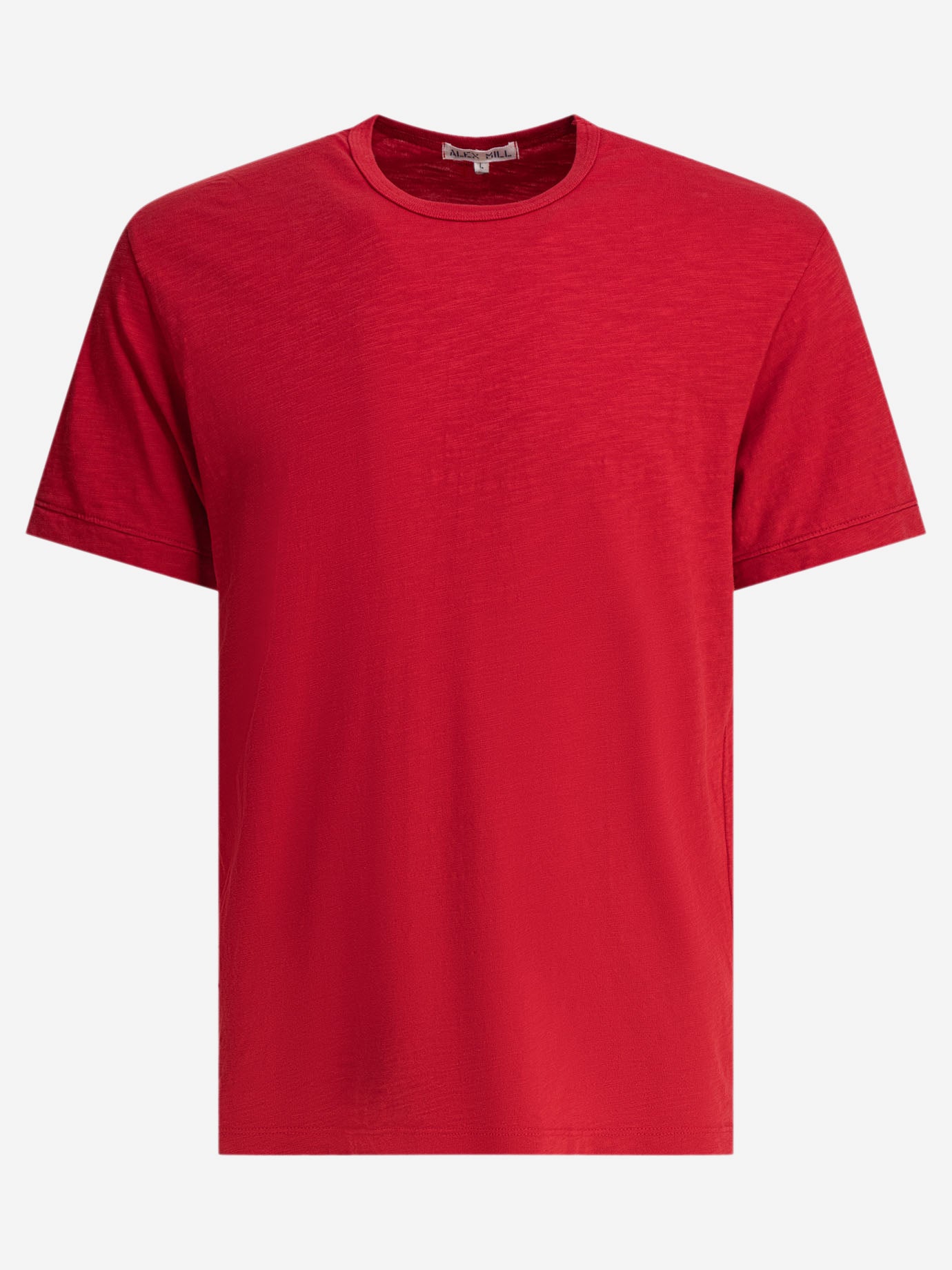 T-shirt girocollo Solid colour  Rosso - Alex Mill Uomo | PDP | VIETTI Online Store | thumbnail