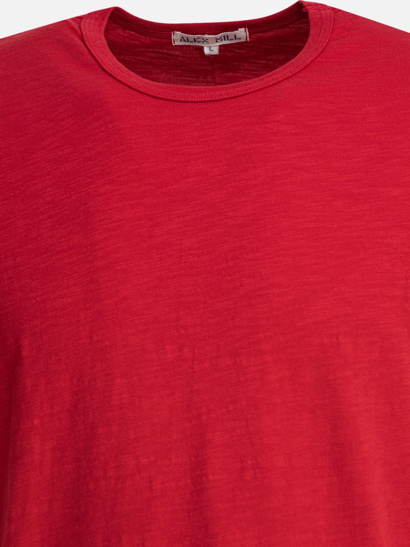 T-shirt girocollo Solid colour  Rosso - Alex Mill Uomo | PDP | VIETTI Online Store | Zoom-Modal_3
