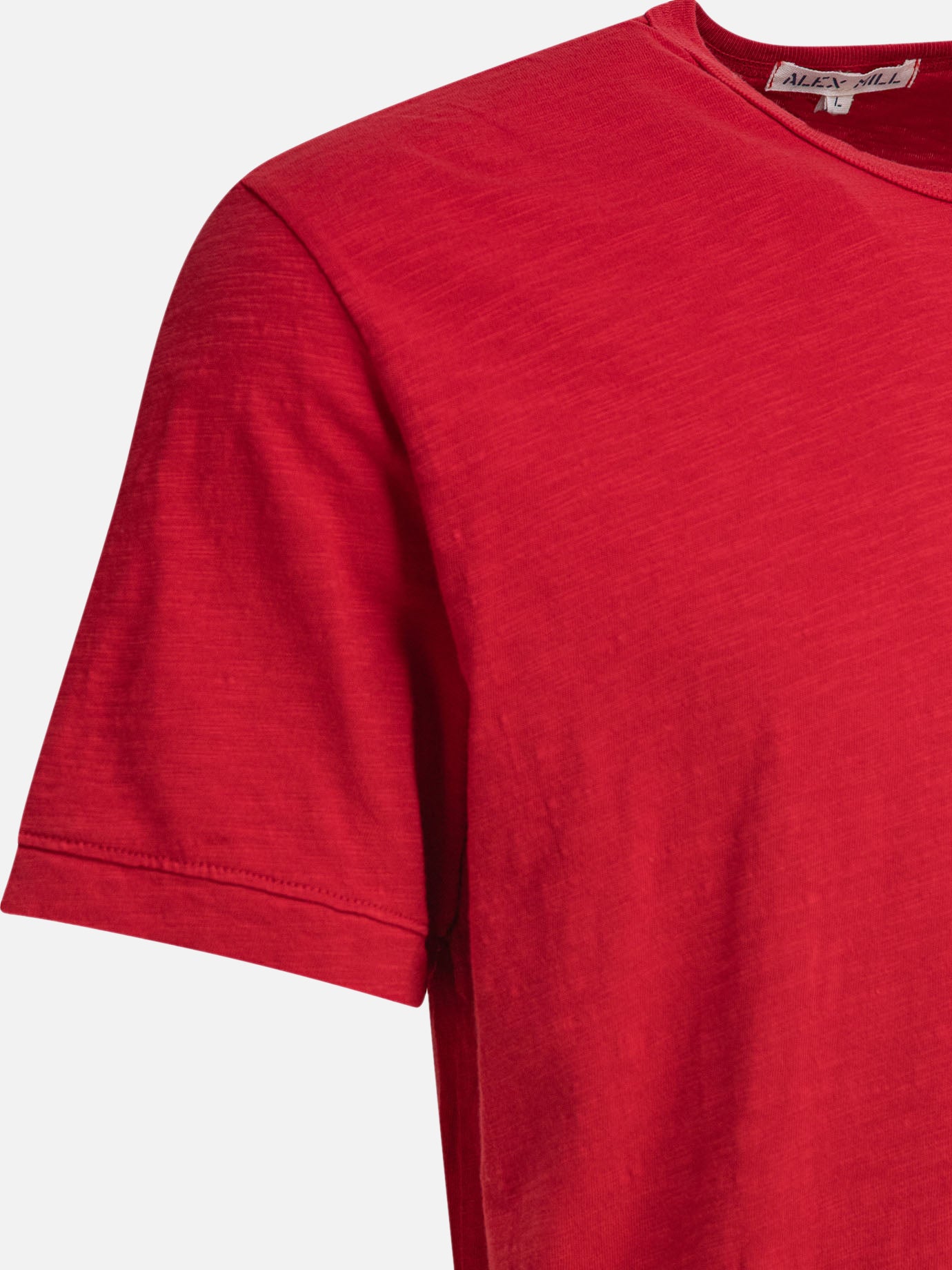 T-shirt girocollo Solid colour  Rosso - Alex Mill Uomo | PDP | VIETTI Online Store | Zoom-Modal_4
