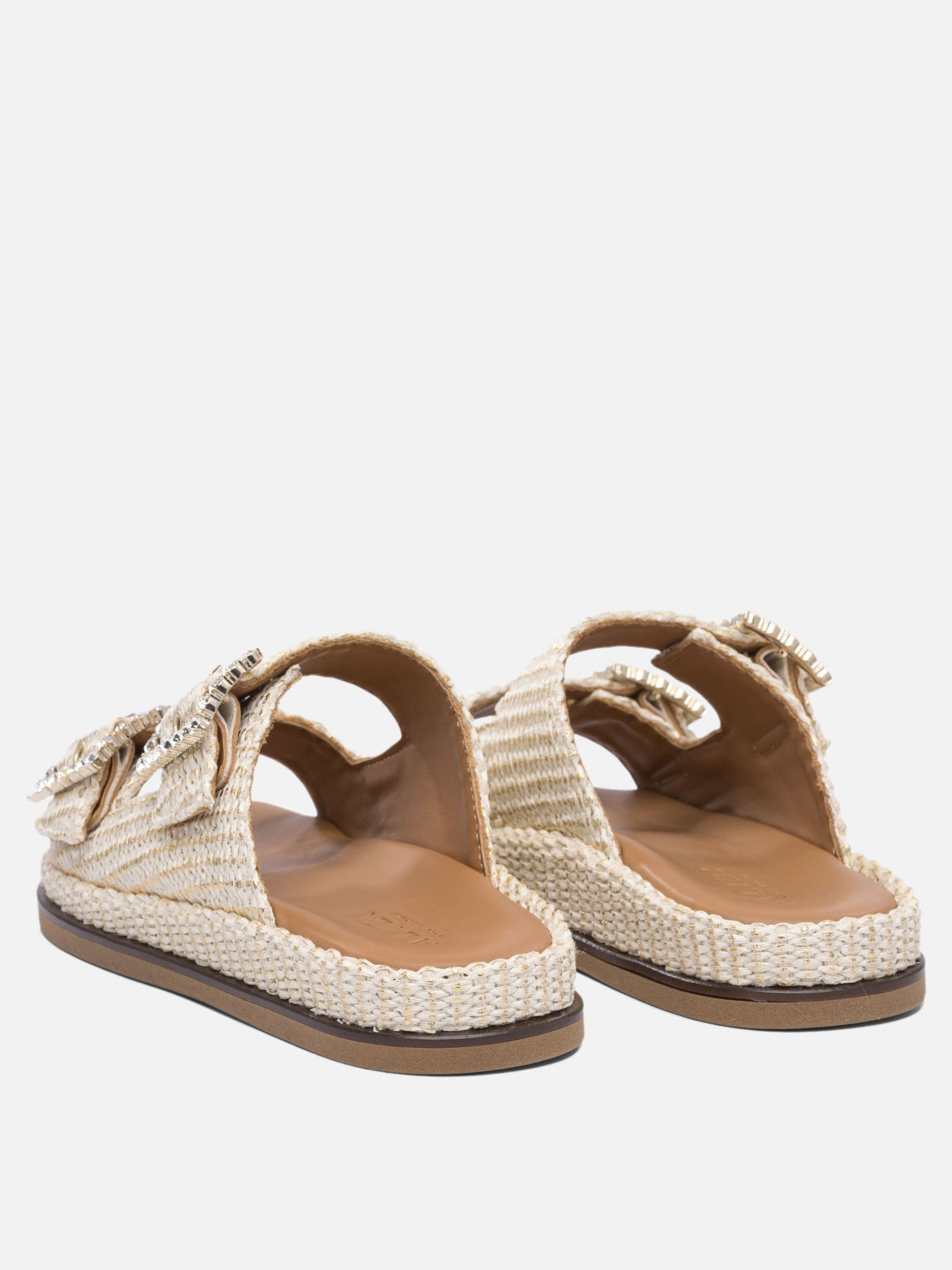 Flat sandals 100% rafia - 100% rubber  Beige - Alibi Women | PDP | VIETTI Online Store | Zoom-Modal_4
