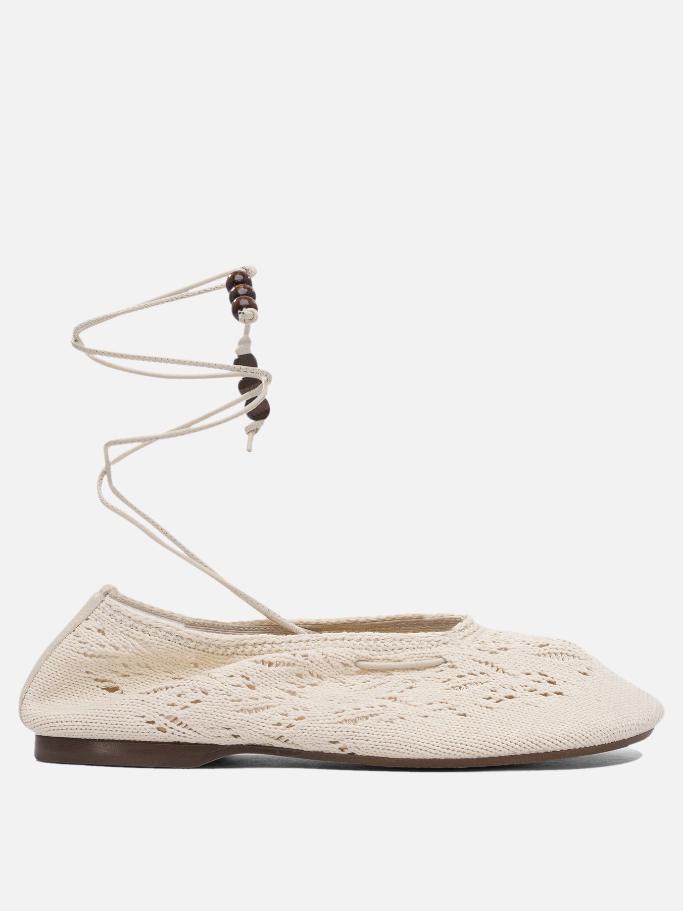 Classic ballet flats 50% relycled cotton 50% recycled polyester - 100% neolite  Beige - Alohas Women | PDP | VIETTI Online Store | Zoom-Modal
