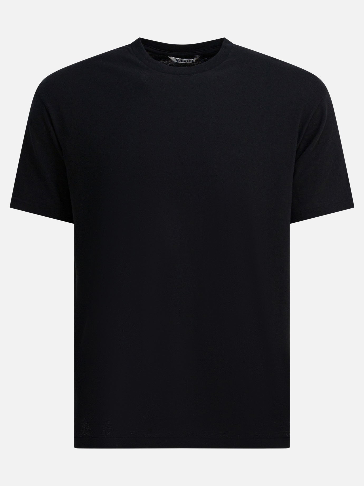 T-shirt girocollo Solid colour  Nero - Auralee Uomo | PDP | VIETTI Online Store | thumbnail