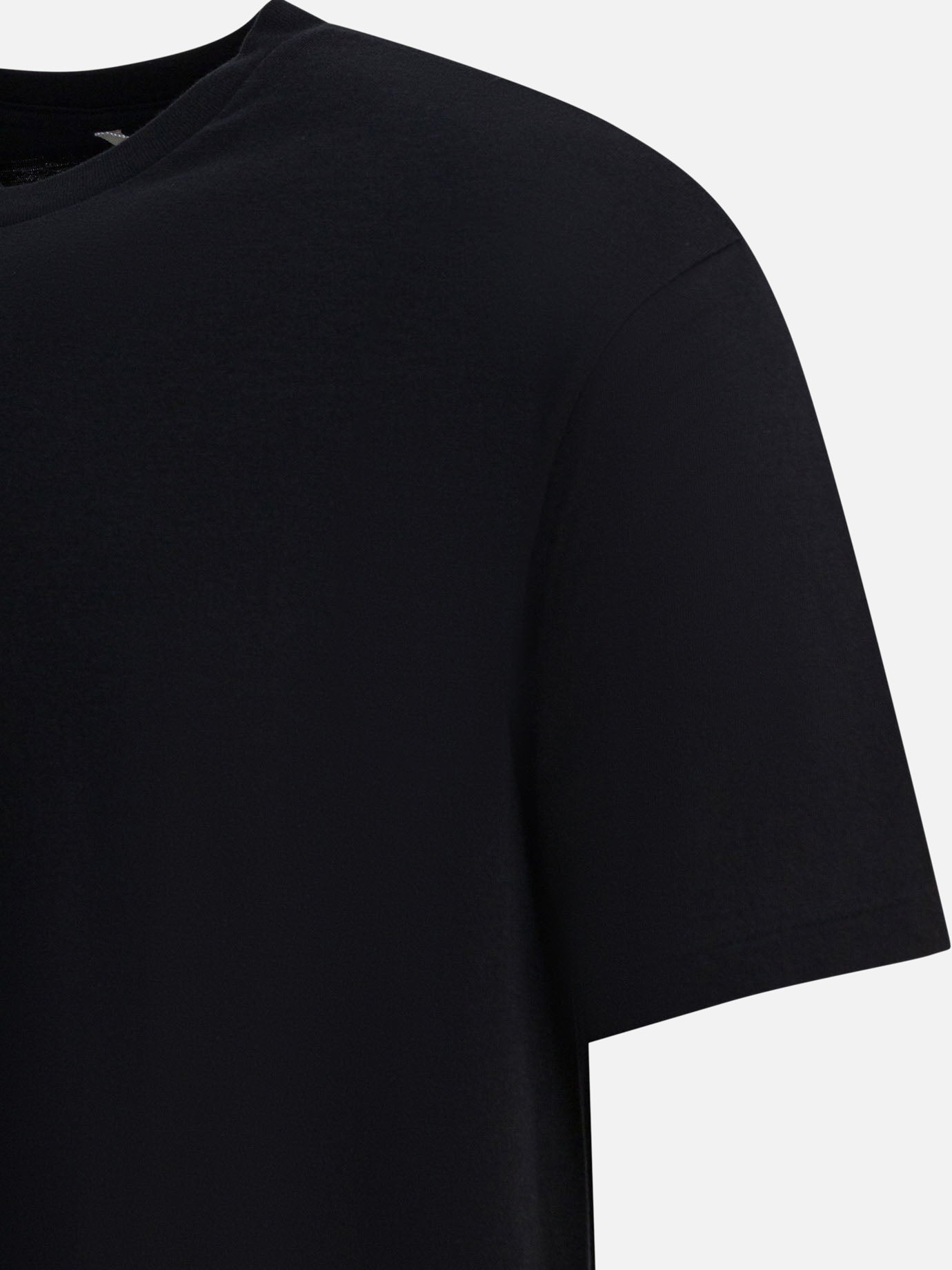 T-shirt girocollo Solid colour  Nero - Auralee Uomo | PDP | VIETTI Online Store | thumbnail_4