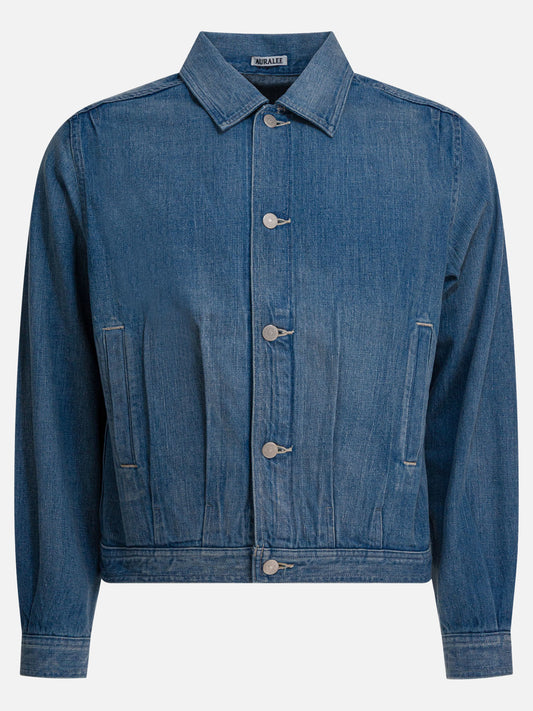 Denim jackets Denim  Light blue - Auralee Men | PLP | VIETTI Online Store 
