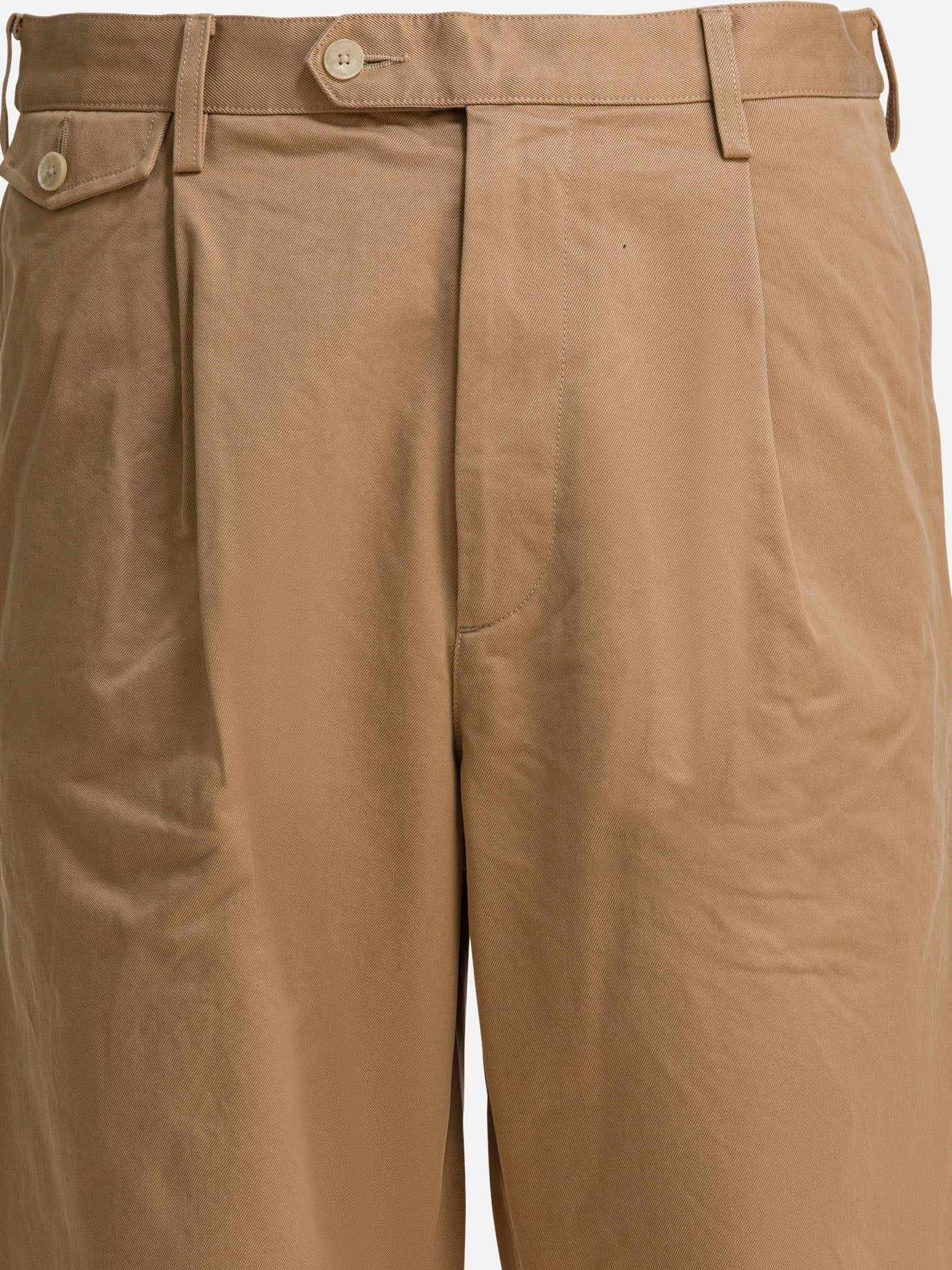 Leisure trousers Solid colour  Brown - Auralee Men | PDP | VIETTI Online Store | Zoom-Modal_3
