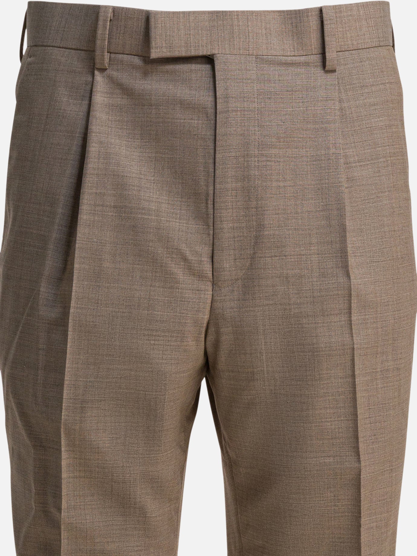 Leisure trousers Solid colour  Beige - Auralee Men | PDP | VIETTI Online Store | thumbnail_3