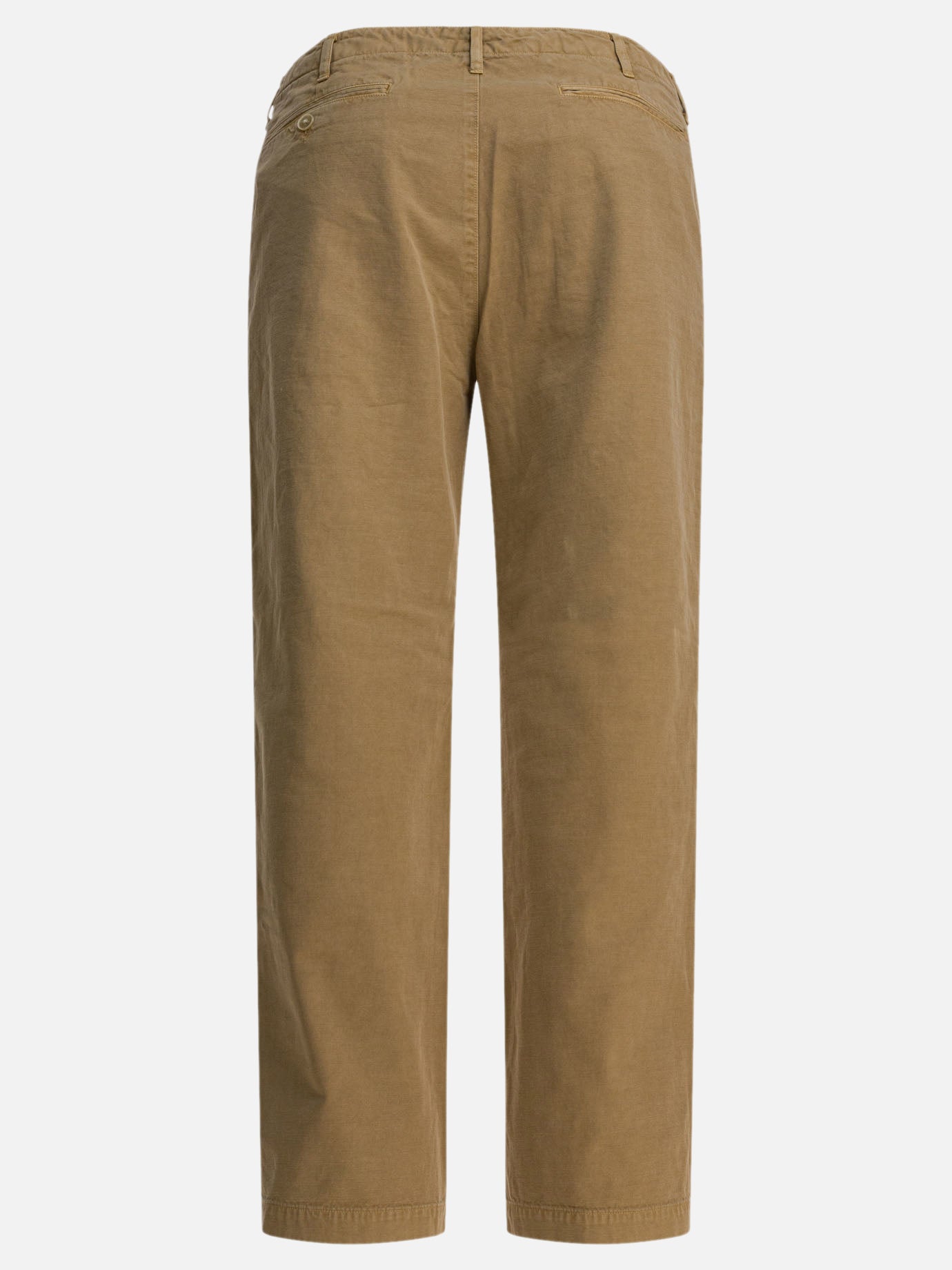 Leisure trousers Solid colour  Beige - Auralee Men | PDP | VIETTI Online Store | thumbnail_2
