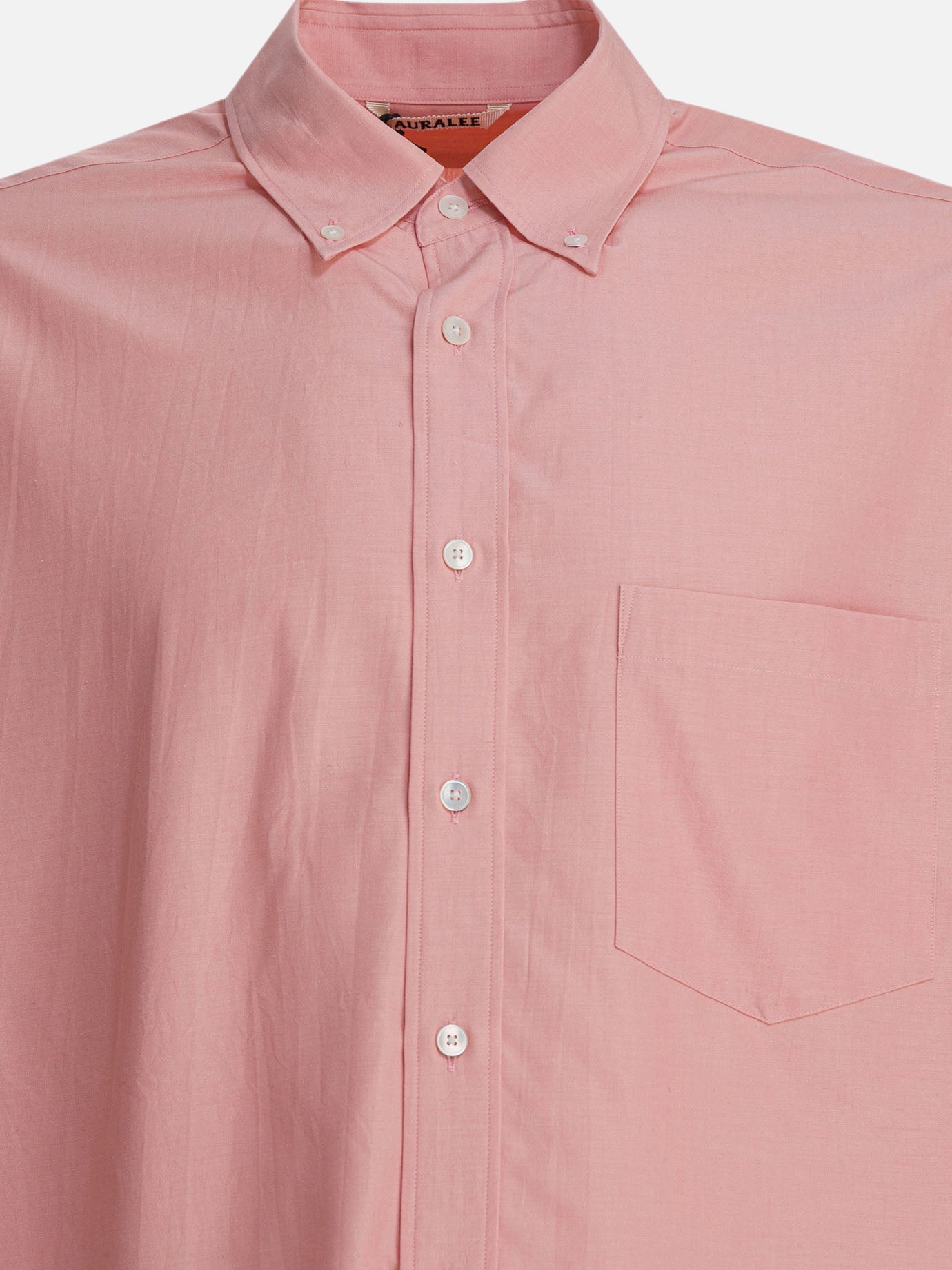 Camicie casual Solid colour  Rosa - Auralee Uomo | PDP | VIETTI Online Store | thumbnail_3