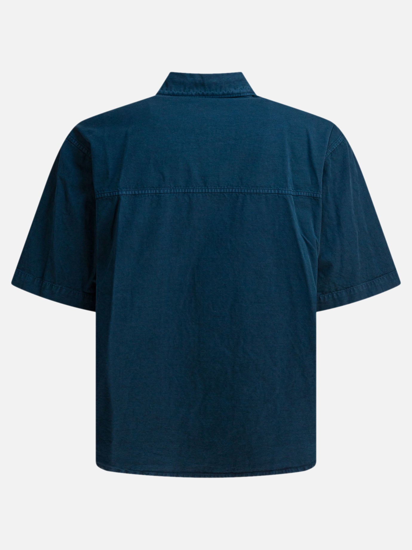 Camicie casual Solid colour  Blu - Auralee Uomo | PDP | VIETTI Online Store | Zoom-Modal_2
