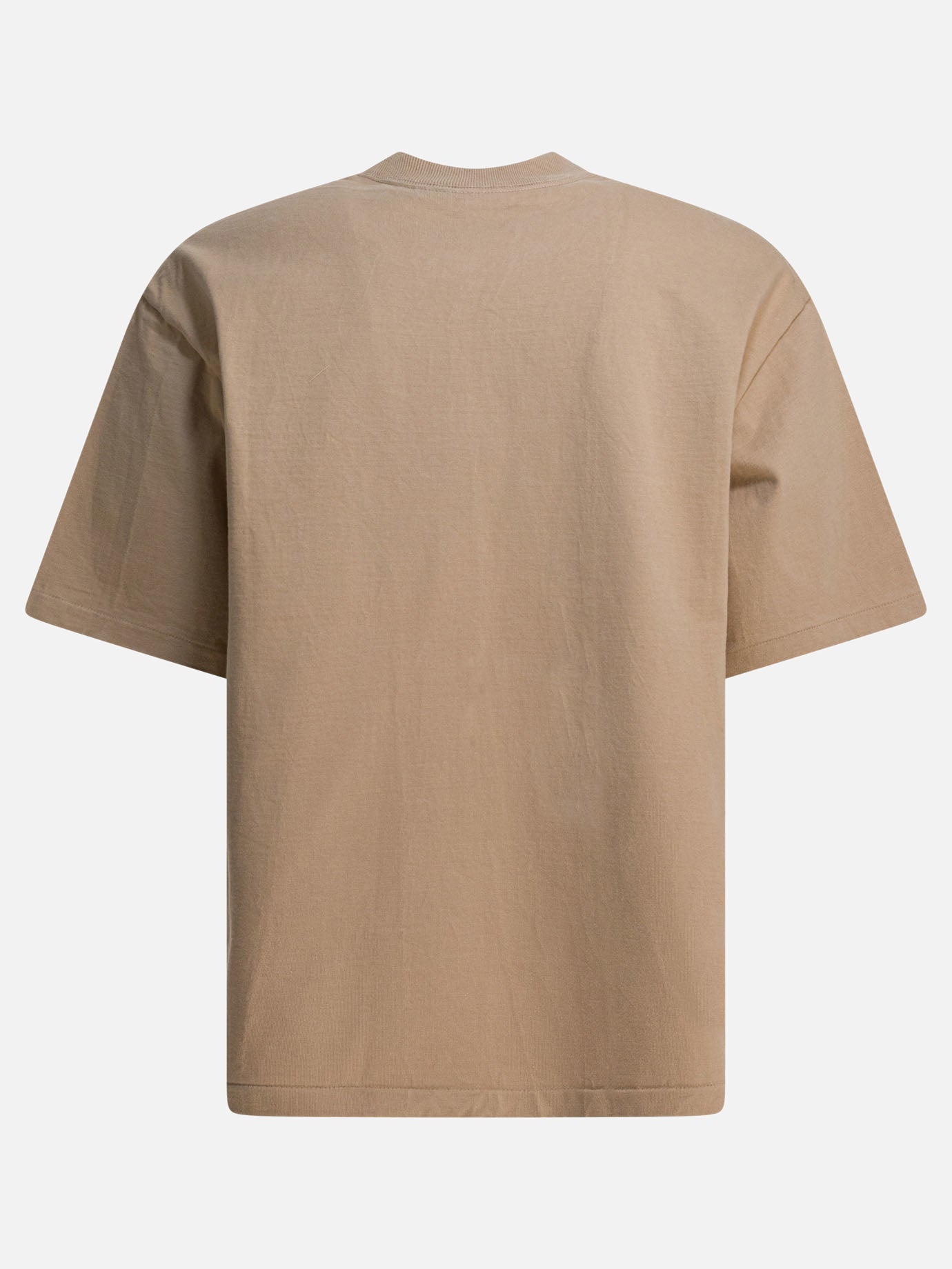T-shirt girocollo Solid colour  Beige - Auralee Uomo | PDP | VIETTI Online Store | thumbnail_2