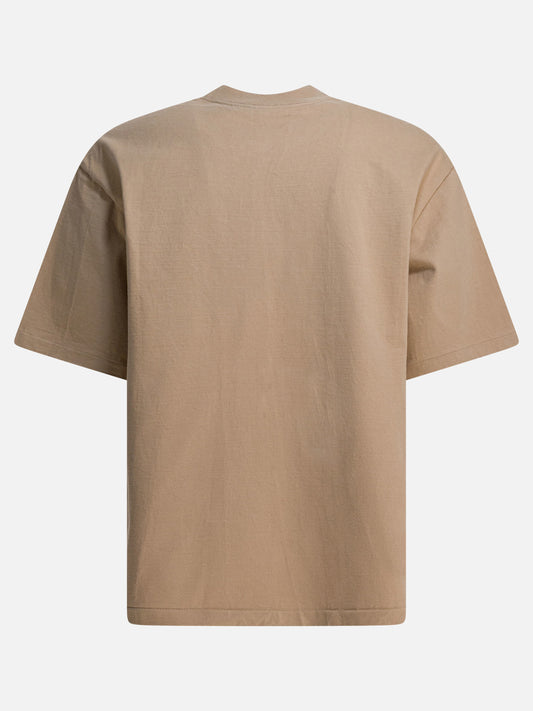T-shirt girocollo Solid colour  Beige - Auralee Uomo | PLP | VIETTI Online Store | 2
